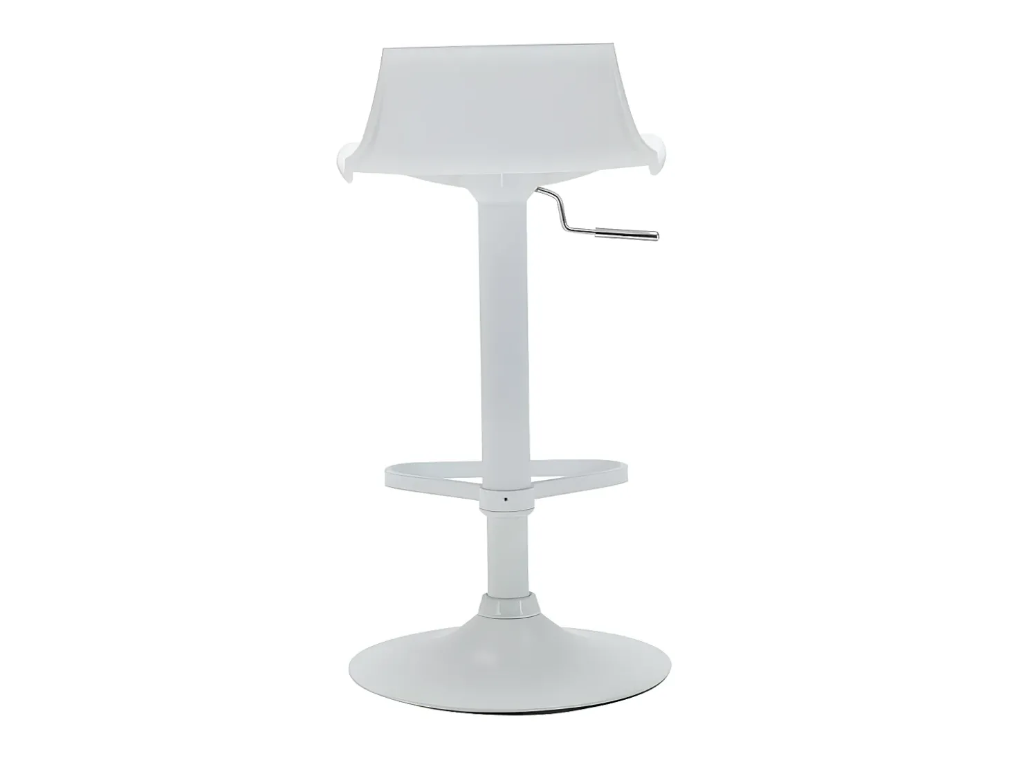 Banco alto CALAS - Polipropileno - Cor branco