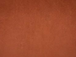 Banco alto em veludo e metal preto, altura ajustável, terracota - ELEANA
