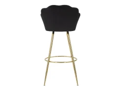 Banco alto Vienna preto 55X53X110 cm