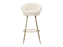 Banco Alto VKH451, Bege, 55x53x110 cm, Kendra Home