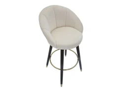 Banco Alto VKH429, Bege, 55x56x104 cm, Kendra Home