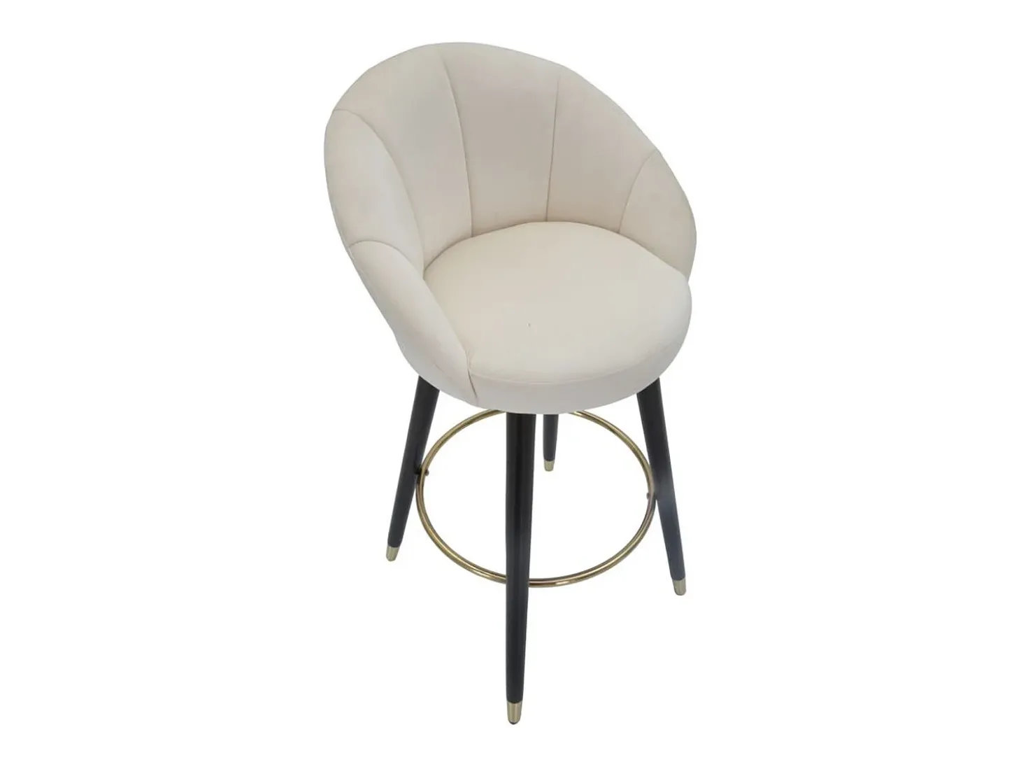 Banco Alto VKH429, Bege, 55x56x104 cm, Kendra Home
