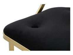 Banco Alto VKH450, Ouro, 45x45x90 cm, Kendra Home