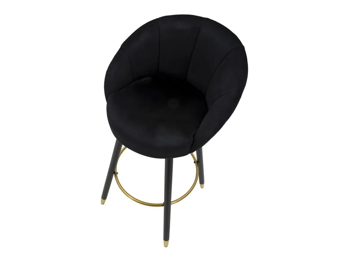 Banco Alto VKH430, Preto, 55x56x104 cm, Kendra Home
