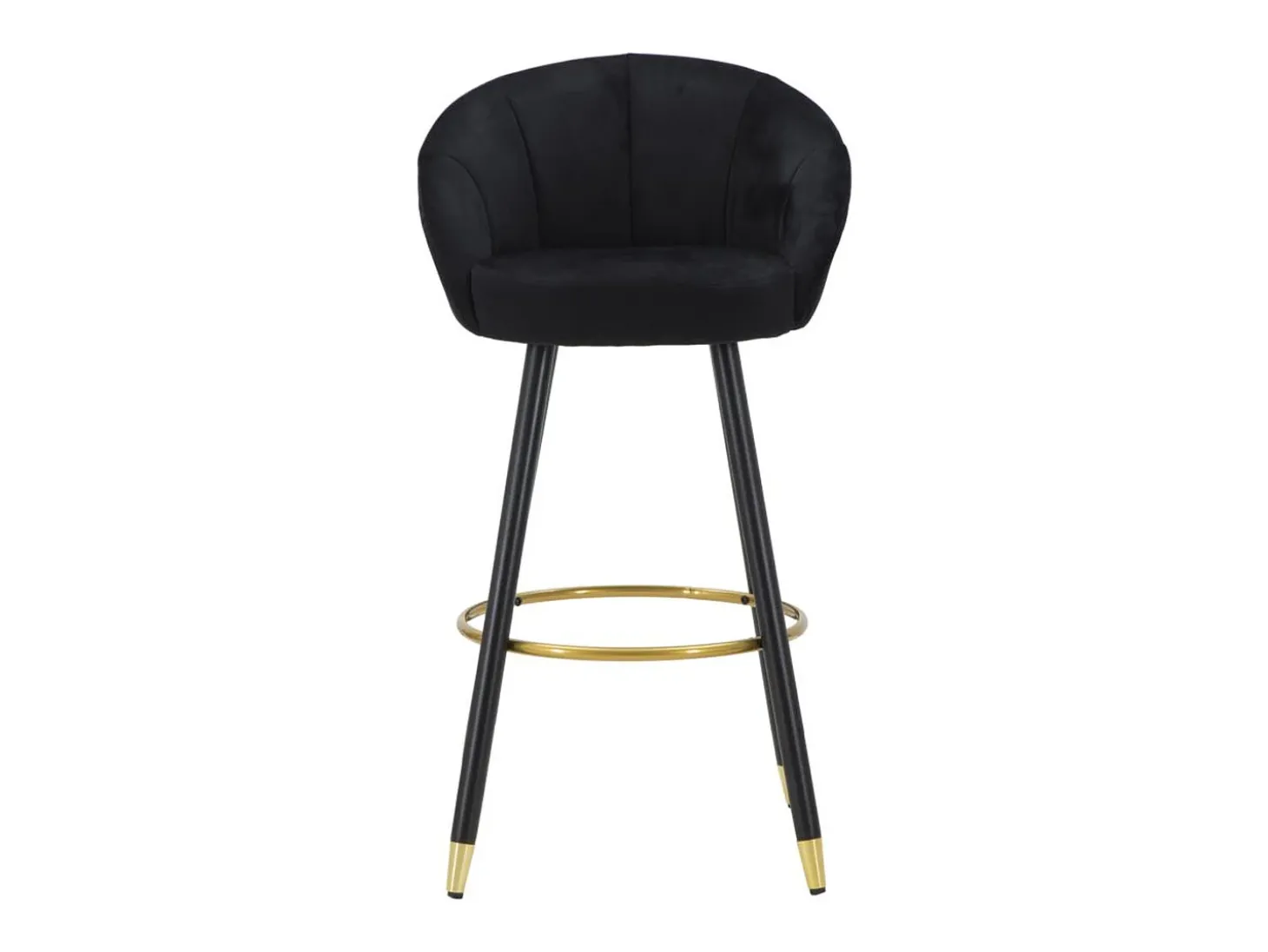 Banco Alto VKH430, Preto, 55x56x104 cm, Kendra Home