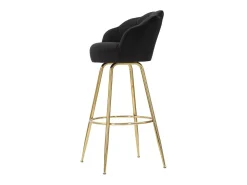Banco Alto VKH452, Preto, 55x53x110 cm, Kendra Home