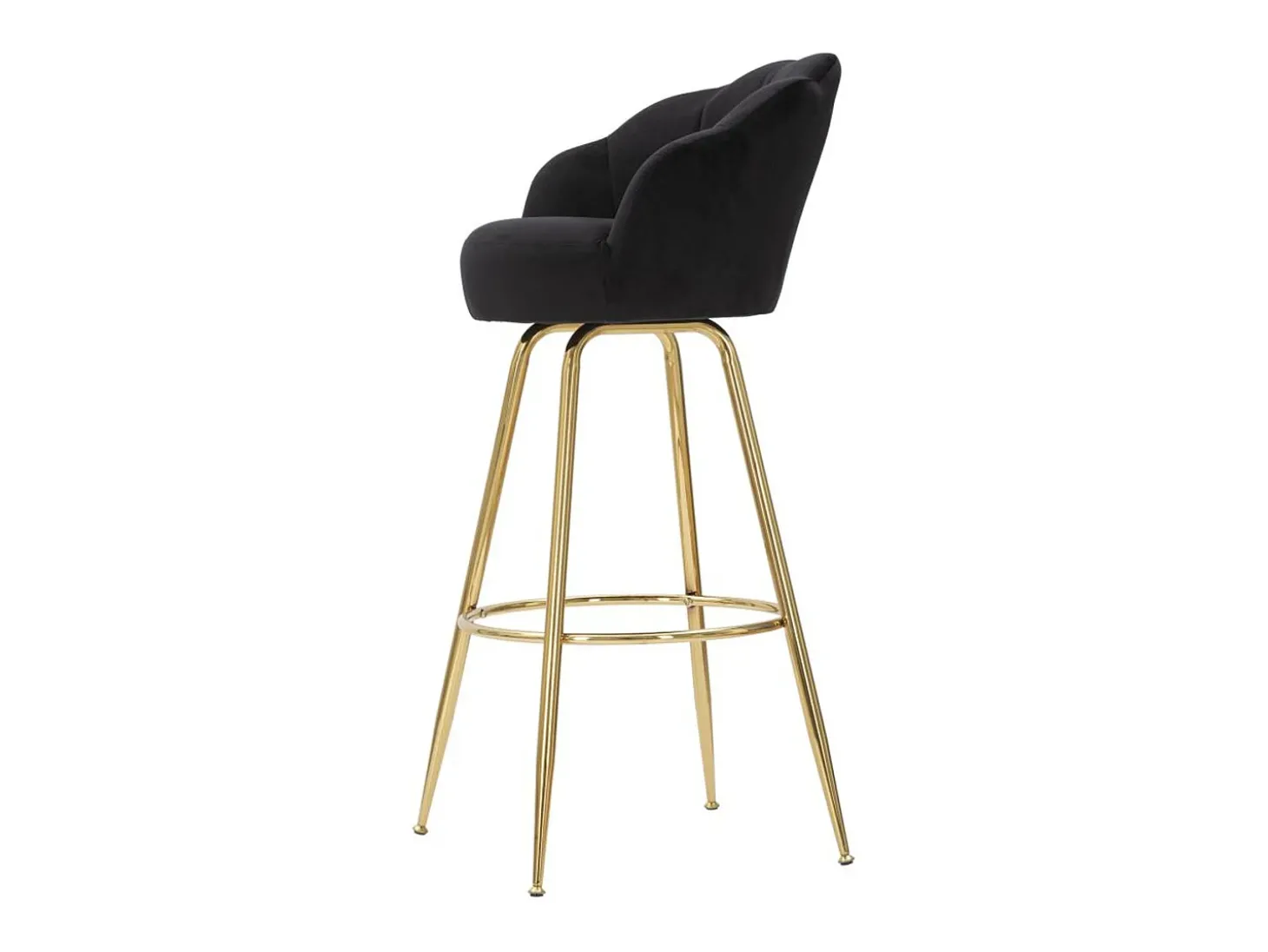 Banco Alto VKH452, Preto, 55x53x110 cm, Kendra Home