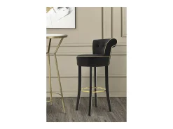 Banco Alto VKH442, Preto, 46x48x96 cm, Kendra Home