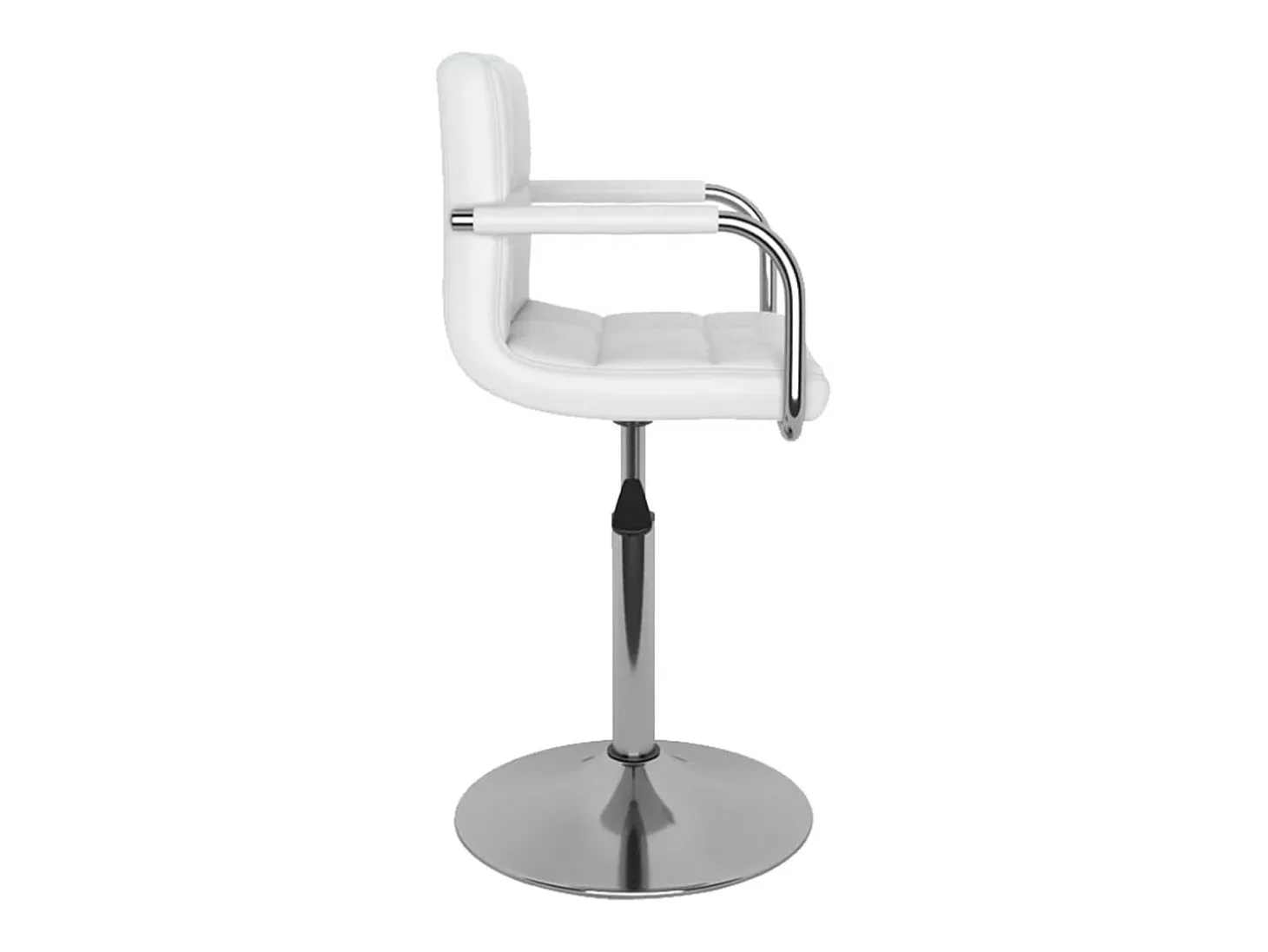 Banco de bar couro artificial branco