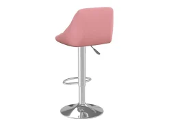 Banco de bar veludo rosa