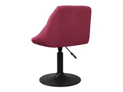 Banco de bar veludo vermelho tinto