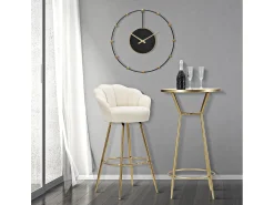 BANCO DE BAR VIENA CREME 55X53X110 CM