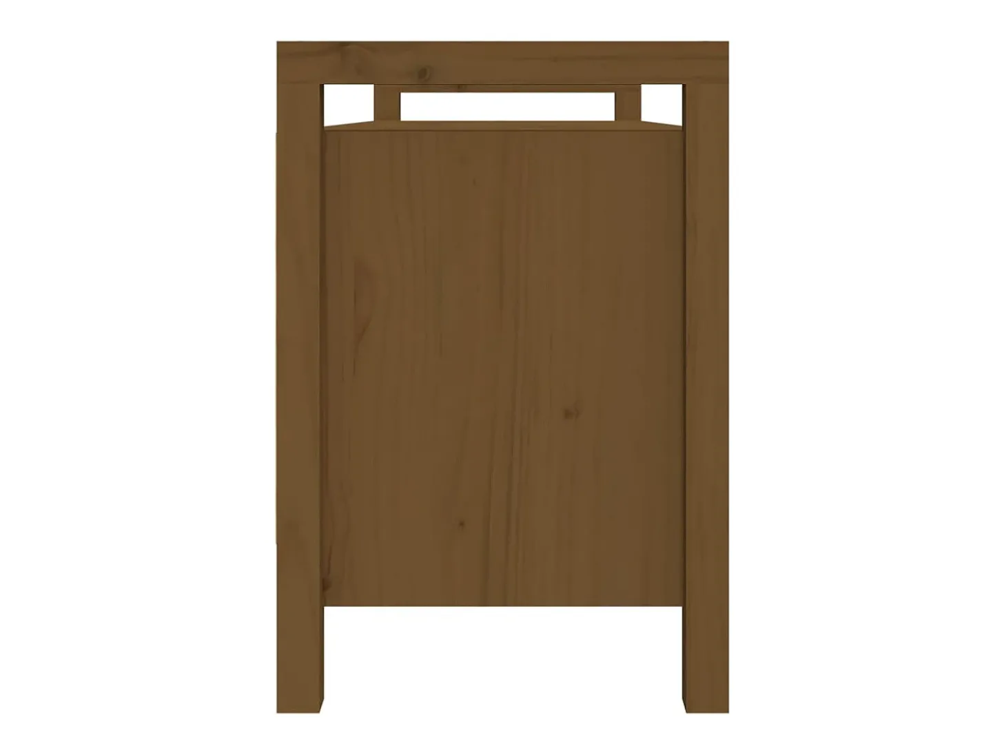 Banco de corredor 110x40x60 cm pinho maciço castanho mel PT723669