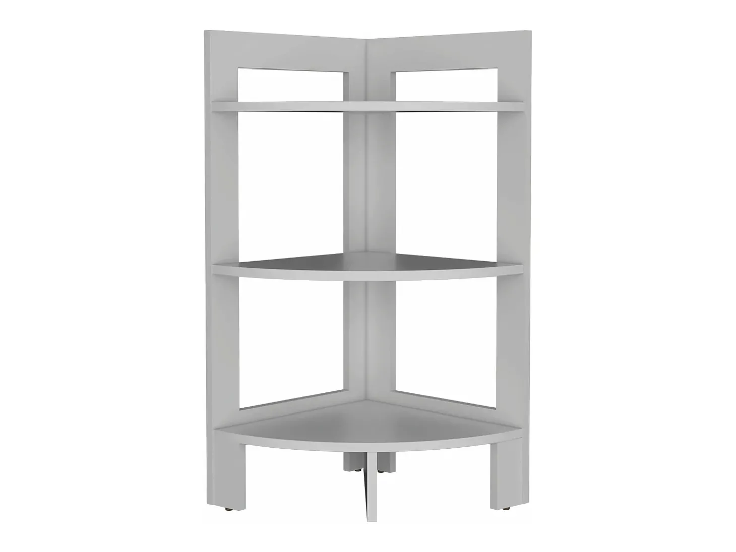 Banco de melamina Riga com 3 prateleiras , branco , 80.6 cm X 38.8 cm X 38.8 cm