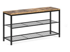 Banco para sapatos madeira antiga 100x30x51.5 fyrk