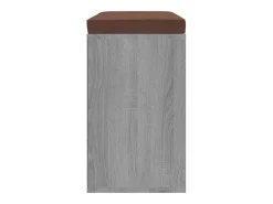 Banco sapateira 103x30x48 cm derivados madeira cinzento sonoma