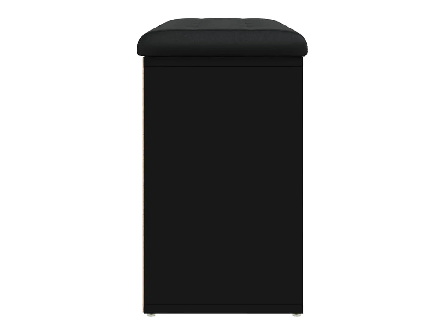 Banco sapateira 82x32x50 cm derivados de madeira preto