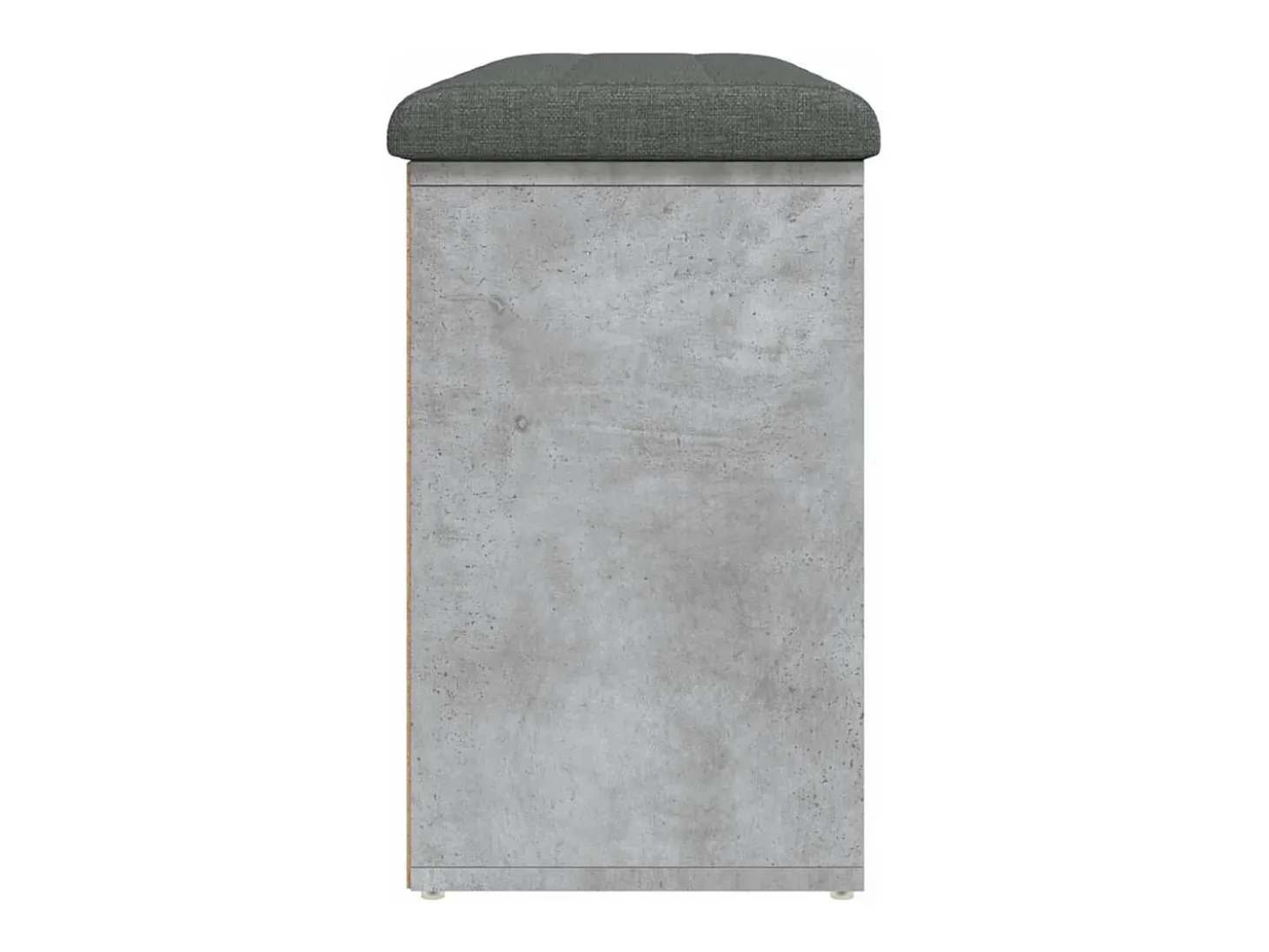 Banco sapateira 102x32x50 cm derivados madeira cinzento cimento