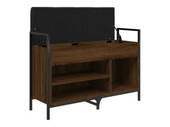Banco sapateira 85,5x32x57,5cm deriv. madeira carvalho castanho