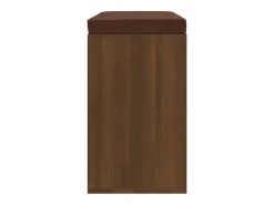 Banco sapateira 103x30x48cm derivados madeira carvalho castanho