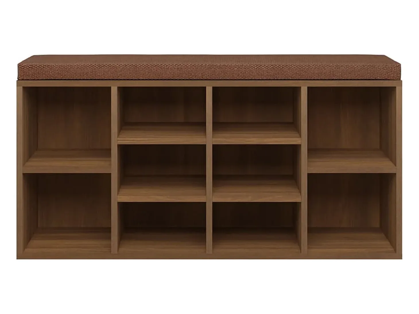 Banco sapateira 103x30x48cm derivados madeira carvalho castanho