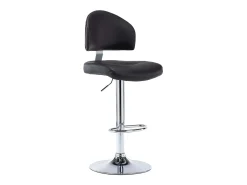 Bancos de bar 2 pcs couro artificial preto