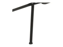 Bancos de bar 2 pcs couro genuíno preto