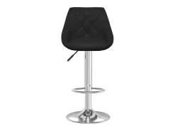 Bancos de bar 2 pcs couro artificial preto