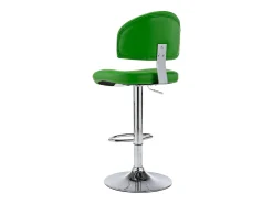 Bancos de bar 2 pcs couro artificial verde