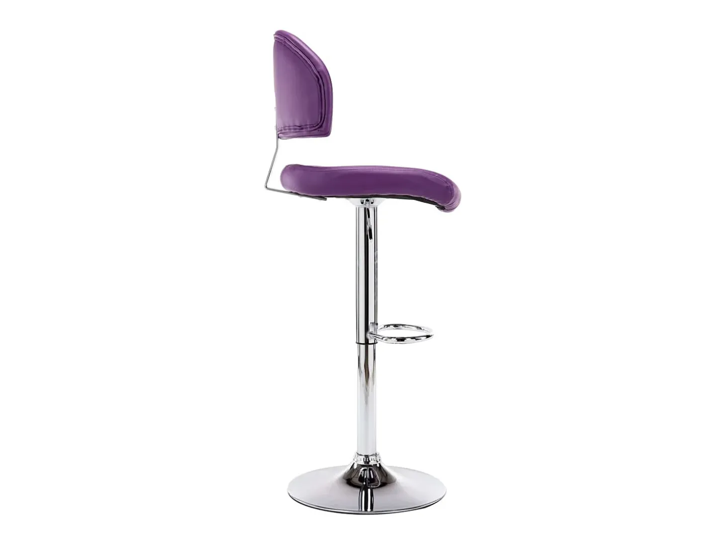 Bancos de bar 2 pcs couro artificial roxo