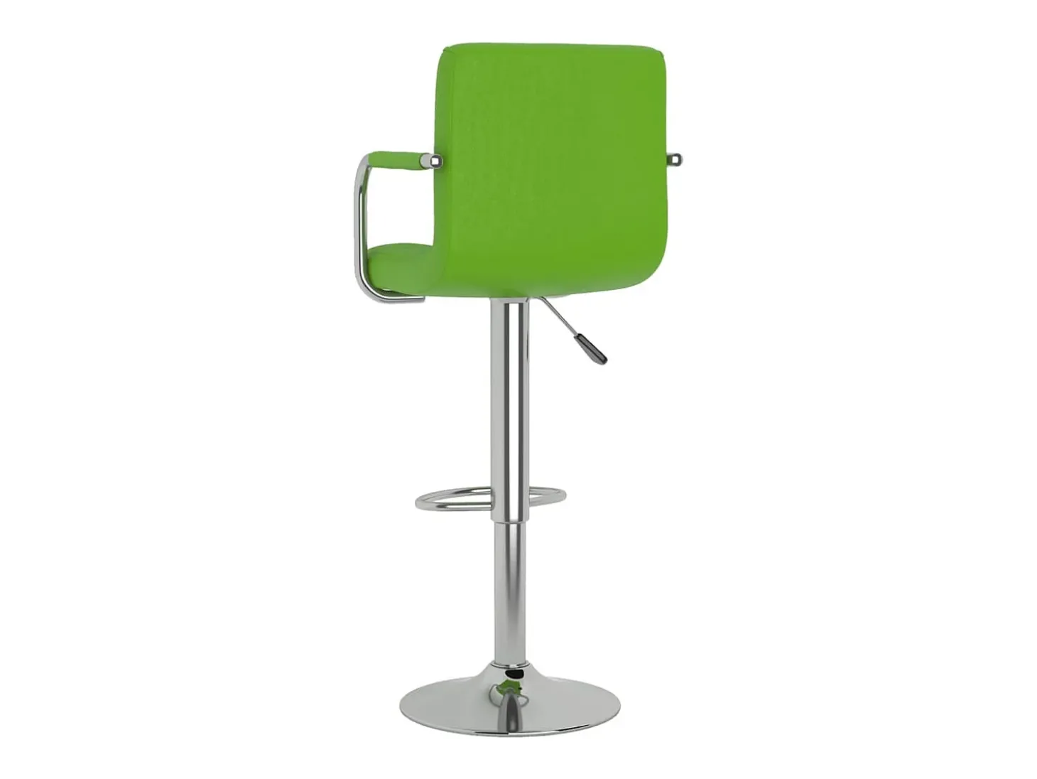 Bancos de bar 2 pcs couro artificial verde
