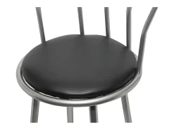 Bancos de bar 2 pcs couro artificial preto PT699422