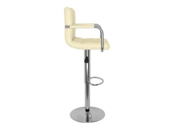 Bancos de bar 2 pcs couro artificial cor creme PT911486