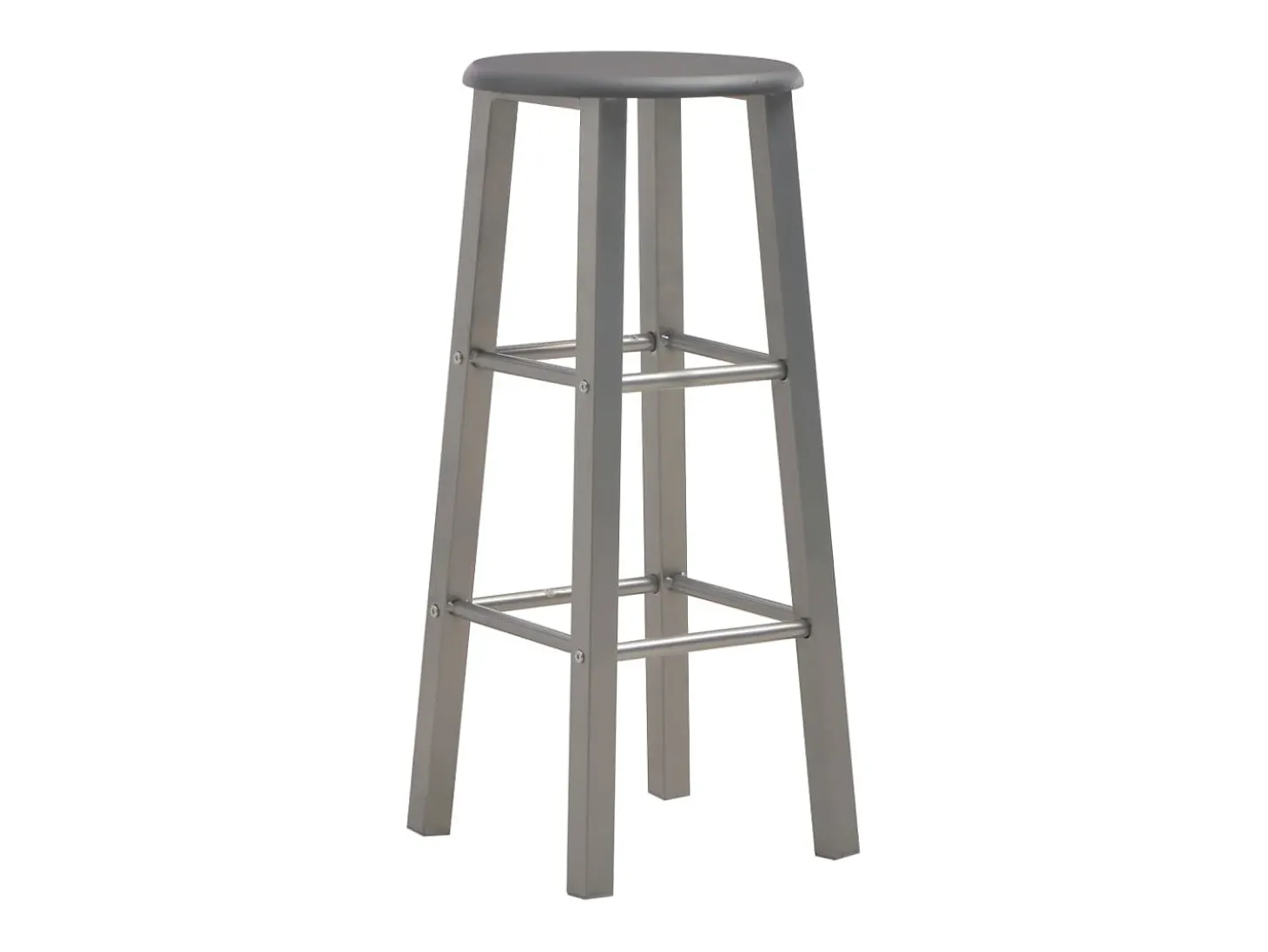Bancos de bar 2 pcs MDF antracite