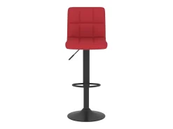Bancos de bar 2 pcs tecido vermelho tinto