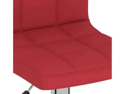 Bancos de bar 2 pcs tecido vermelho tinto