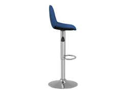 Bancos de bar 2 pcs tecido azul