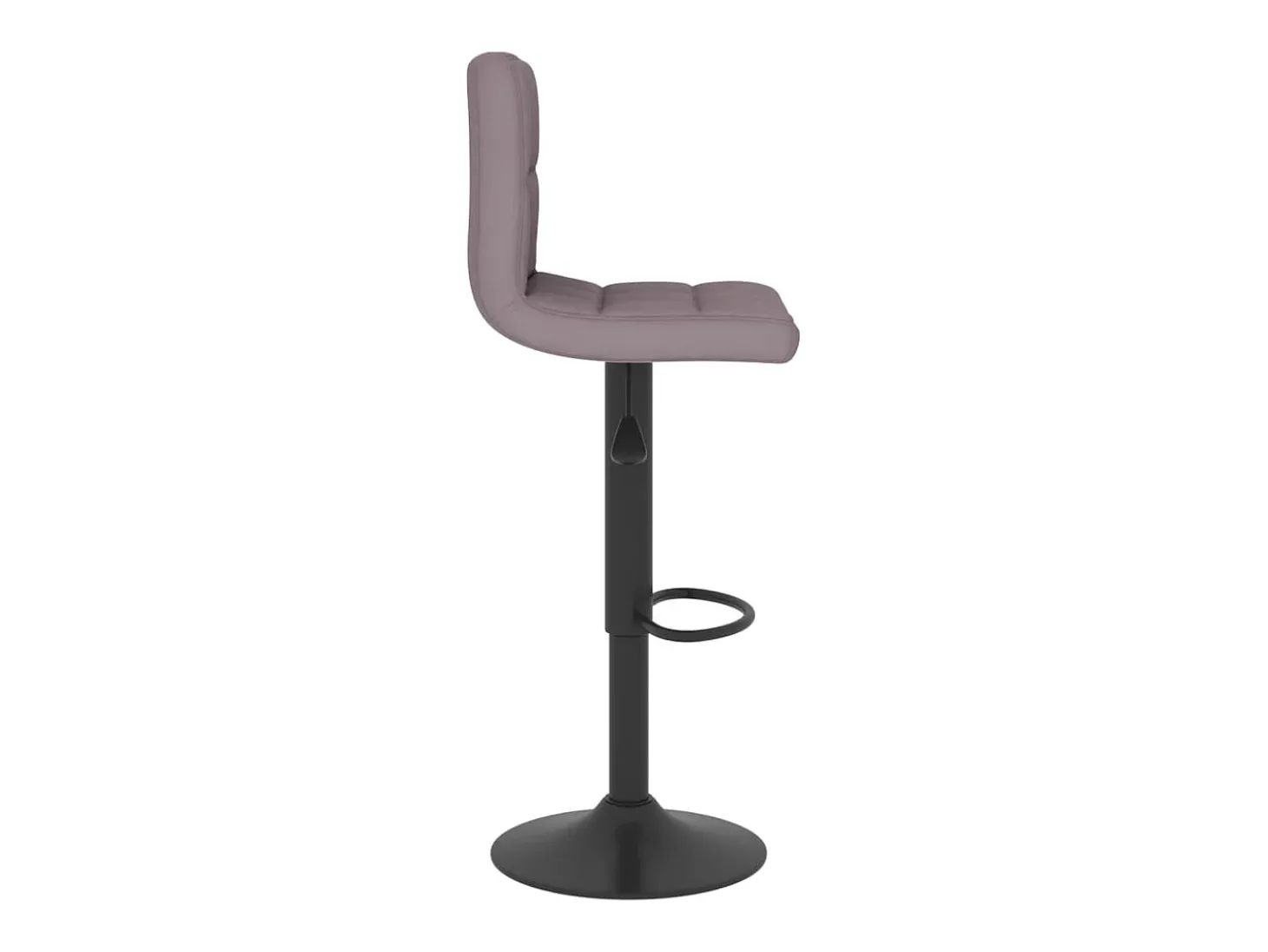 Bancos de bar 2 pcs tecido cinzento-acastanhado