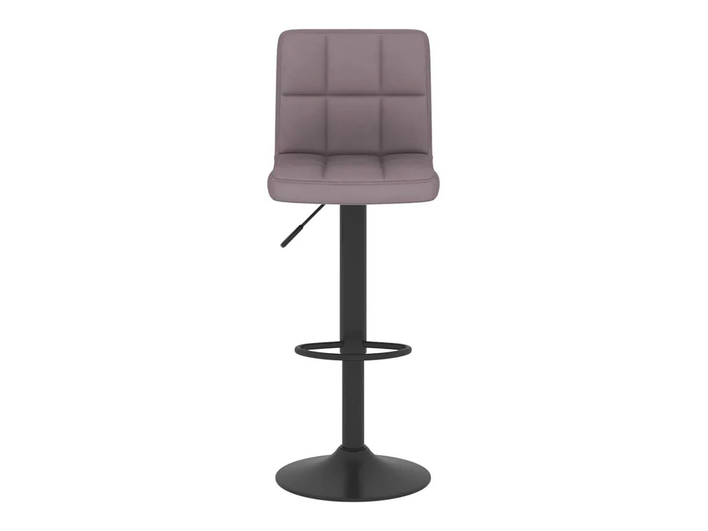 Bancos de bar 2 pcs tecido cinzento-acastanhado