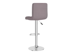 Bancos de bar 2 pcs tecido cinzento-acastanhado