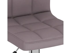 Bancos de bar 2 pcs tecido cinzento-acastanhado