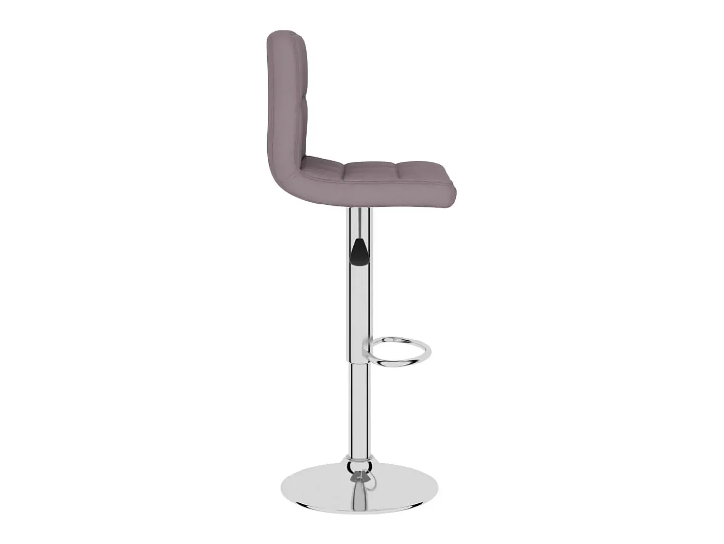 Bancos de bar 2 pcs tecido cinzento-acastanhado