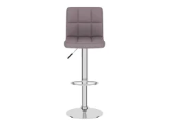 Bancos de bar 2 pcs tecido cinzento-acastanhado