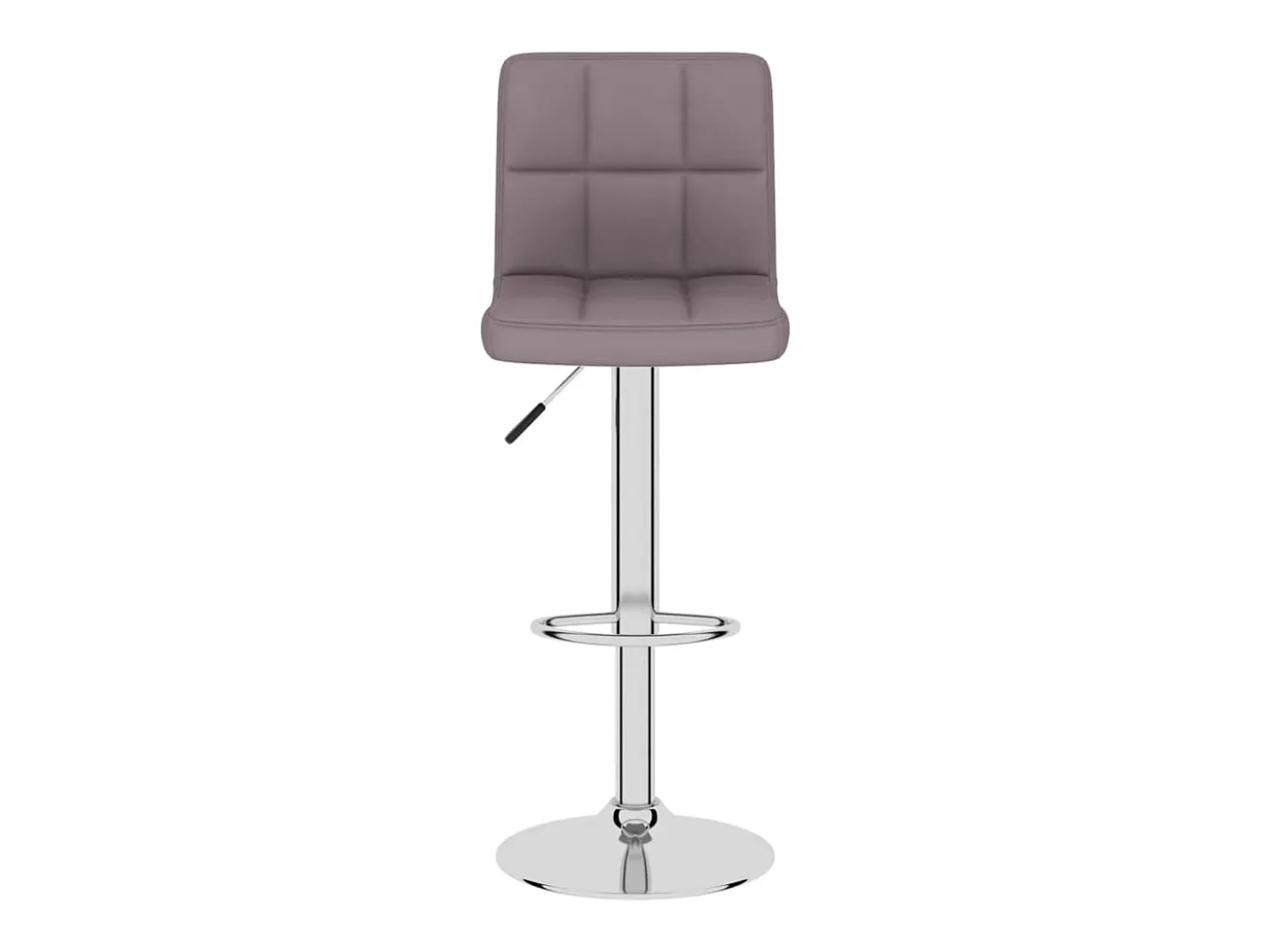 Bancos de bar 2 pcs tecido cinzento-acastanhado