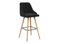 Bancos de bar 2 pcs veludo preto PT251997