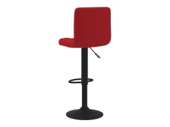 Bancos de bar 2 pcs veludo vermelho tinto