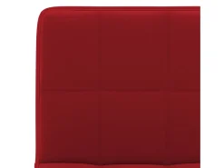Bancos de bar 2 pcs veludo vermelho tinto
