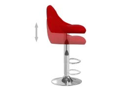 Bancos de bar 2 pcs veludo vermelho tinto