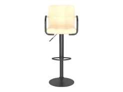 Bancos de bar 2 pcs veludo creme