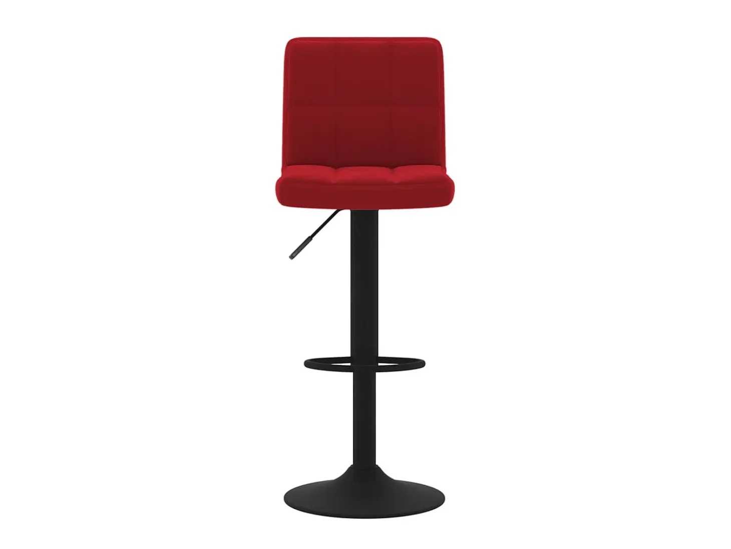 Bancos de bar 2 pcs veludo vermelho tinto PT688271